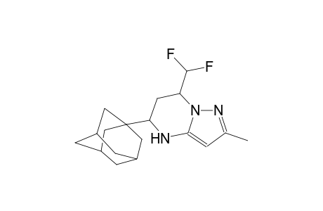 5-(1-adamantyl)-7-(difluoromethyl)-2-methyl-4,5,6,7-tetrahydropyrazolo[1,5-a]pyrimidine