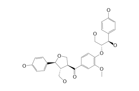 CHUSHIZISIN_H;(7-R*,8-S*,8'-R*)-7'',8''-THREO-3'-METHOXY-7'-OXO-4,4'',7'',9,9''-PENTAHYDROXY-4',8'':7,9'-BIS-EPOXY-8,8'-SESQUINEOLIGNAN