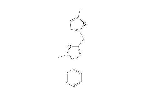 2-(ALPHA-5-METHYLTHIOPHEN-2-YL-METHYL)-5-METHYL-4-PHENYLFURAN