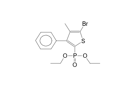 O,O-DIETHYL-2-BROMO-3-METHYL-4-PHENYLTHIENYLPHOSPHONATE