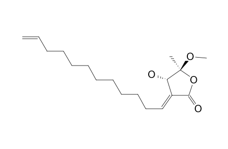 (2E,3R,4S)-2-(11-DODECENYLIDENE)-3-HYDROXY-4-METHOXY-4-METHYLBUTANOLIDE