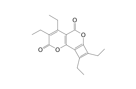 3,4,7,8-TETRAETHYL-2H,5H-CYCLOBUTA-[B]-PYRANO-[2,3-D]-PYRAN-2,5-DIONE