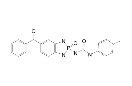 N-(PARA-METHYLPHENYL)-N'-(2,3-DIHYDRO-2-OXIDO-5-BENZOYL-1H-1,3,2-BENZODIAZAPHOSPHOL-2-YL)-UREA