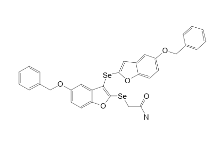 2-[5-BENZYLOXY-3-(5-BENZYLOXYBENZO-[B]-FURAN-2-YLSELENYL)-BENZO-[B]-FURAN-2-YLSELENYL]-ACETAMIDE