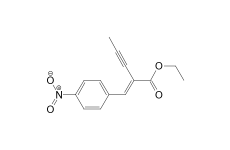 Ethyl 2-[(E)-(4-nitrophenyl)methylidene]-3-pentynoate