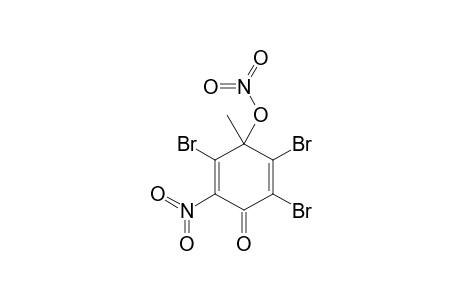 2,3,5-TRIBROMO-4-METHYL-4-NITRATO-6-NITROCYCLOHEXA-2,5-DIENONE