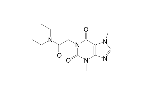 N,N-diethyl-3,7-dimethyl-2,6-dioxo-1,2,3,6-tetrahydropurine-1-acetamide