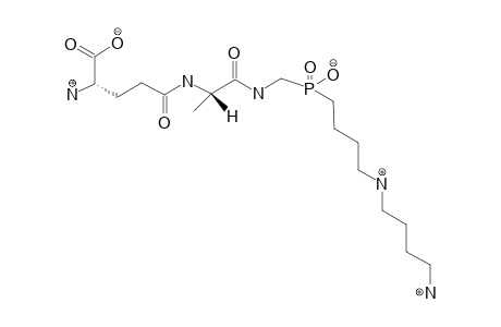 [N-(4'-AMINOBUTYL)-4-AMINOBUTYL]-[[(GAMMA-GLUTAMYLALANINYL)-AMINO]-METHYL]-PHOSPHINIC-ACID