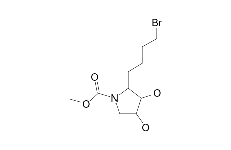 Methyl-2-(4-bromobutyl)-3,4-dihydroxy-3-pyrroline-1-carboxylate