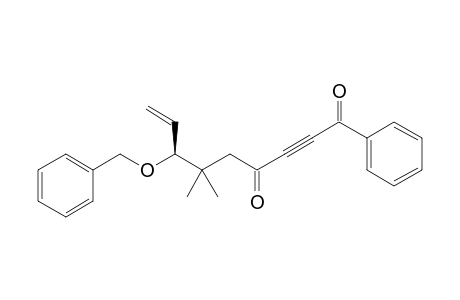 (7S)-7-Benzyloxy-6,6-dimethyl-1-phenylnon-8-en-2-yne-1,4-dione