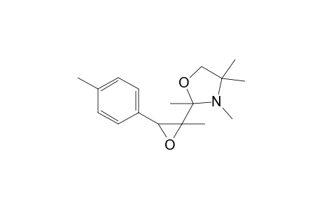 (E)-1,2-Epoxy-2-(2',3',4',4'-tetramethyl-1',3'-oxazolidin-2'-yl)-1-(p-tolyl)propane