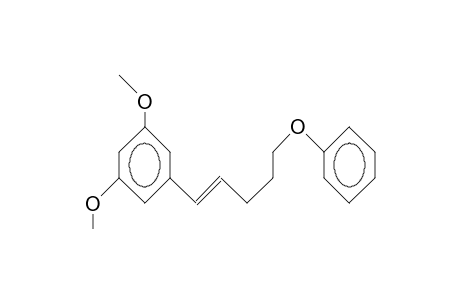 trans-1-(3,5-Dimethoxy-phenyl)-5-phenoxy-1-pentene