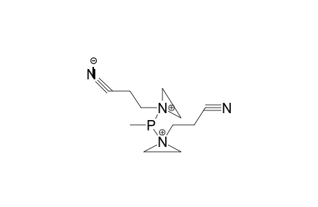 METHYLBIS(2-CYANOETHYLAZIRIDINIUMIODIDE)PHOSPHINE