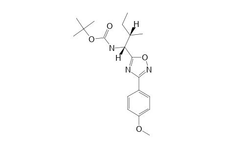 5-[(1'S,2'S)-1'-TERT.-BUTYLOXYCARBONYLAMINO-2'-METHYLBUTYL]-3-PARA-ANISYL-1,2,4-OXADIAZOLE