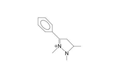 1,2,5-Trimethyl-3-phenyl-2-pyrazolinium cation