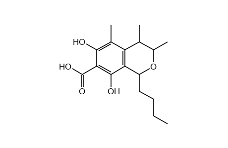 1-BUTYL-6,8-DIHYDROXY-3,4,5-TRIMETHYL-7-ISOCHROMANCARBOXYLIC ACID