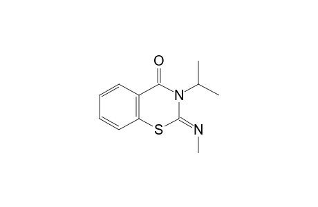 2,3-DIHYDRO-3-ISOPROPYL-2-(METHYLIMINO)-4H-1,3-BENZOTHIAZIN-4-ONE