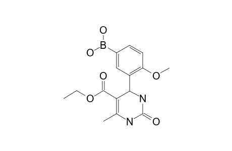 [3-(5-carbethoxy-2-keto-6-methyl-3,4-dihydro-1H-pyrimidin-4-yl)-4-methoxy-phenyl]boronic acid