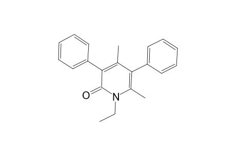 2(1H)-Pyridinone, 1-ethyl-4,6-dimethyl-3,5-diphenyl-