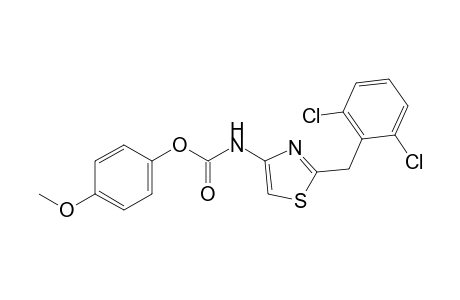 2-(2,6-dichlorobenzyl)-4-thiazolecarbamic acid, p-methoxyphenyl ester