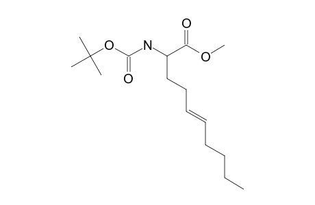 METHYL-TRANS-2-(TERT.-BUTOXYCARBONYLAMINO)-DEC-5-ENOATE