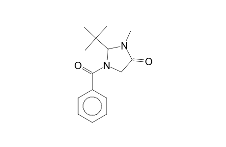 1-Benzoyl-2-tert-butyl-3-methyl-4-imidazolidinone