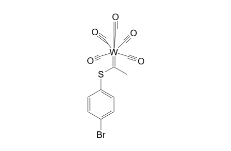 TRANS-(CO)5W=C(S-CH2C6H4-PARA-BR)CH3