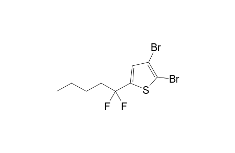 2,3-Dibromo-5-(1,1-difluoropentyl)thiophene