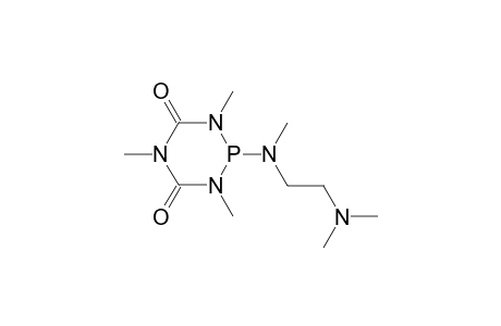 2-(N.-Methyl-N',N'-dimethyl-1',4'-ethylenediamino)-1,3,5-trimethyl-1,3,5,2-triazaphosphorinane-4,6-dione