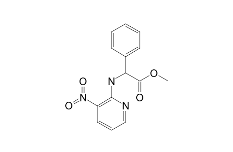 Methyl N-(3-nitro-2-pyridyl).alpha.-phenylglycinate