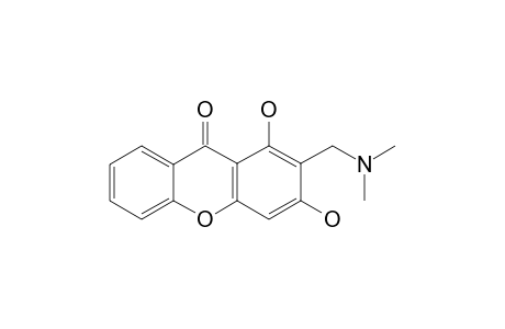 2-[(DIMETHYLAMINO)-METHYL]-1,3-DIHYDROXY-9H-XANTHEN-9-ONE