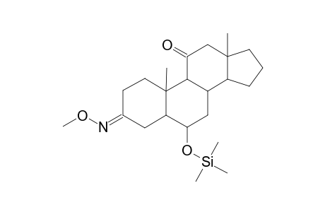 5.ALPHA.-ANDROSTAN-6.ALPHA.-OL-3,11-DIONE(3-O-METHYLOXIME-6.ALPHA.-TRIMETHYLSILYL ETHER)