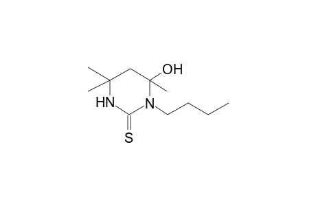 1-Butyl-6-hydroxy-4,4,6-trimethyltetrahydro-2(1H)-pyrimidinethione