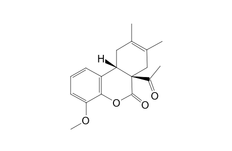 (6AR,10AR)-REL-6A-ACETYL-6A,7,10,10A-TETRAHYDRO-4-METHOXY-8,9-DIMETHYL-6-OXO-DIBENZO-[B,D]-PYRAN