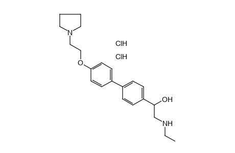 alpha-[(ETHYLAMINO)METHYL]-4'-[2-(1-PYRROLIDINYL)ETHOXY]-4-BIPHENYLMETHANOL, DIHYDROCHLORIDE