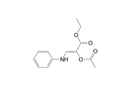 Ethyl (Z)-2-acetoxy-3-phenylaminopropenoate