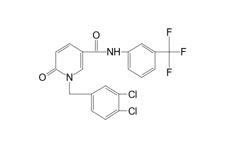 1-(3,4-DICHLOROBENZYL)-1,6-DIHYDRO-6-OXO-alpha,alpha,alpha-TRIFLUORO-m-NICOTINOTOLUIDIDE