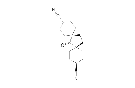 TRANS-TRANS-7-OXO-DISPIRO-[5.1.5.2]-PENTADECAN-3,11-DICARBONITRILE