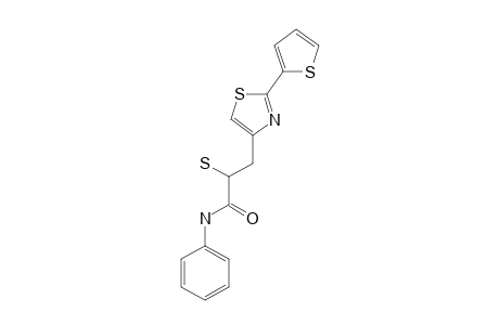 3-[2-(2-THIENYL)-THIAZOL-4-YL]-(RS)-2-MERCAPTOPROPANANILIDE