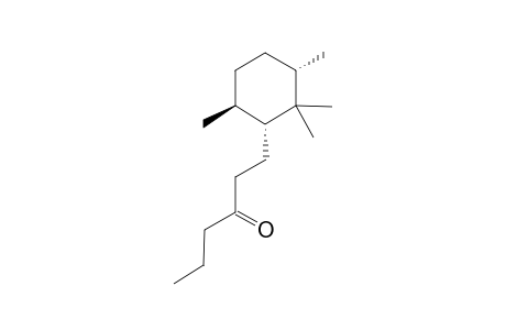 (+)-(1'R,3'S,6'S)-1-(2',2',3',6'-TETRAMETHYLCYCLOHEXYL)-HEXAN-3-ONE