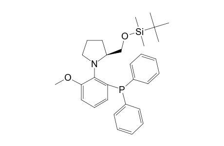 (S)-1-[2'-(DIPHENYLPHOSPHINO)-6'-METHOXYPHENYL]-2-[DIMETHYL-(1'',1''-DIMETHYL)-SILANOXYMETHYL]-PYRROLIDINE