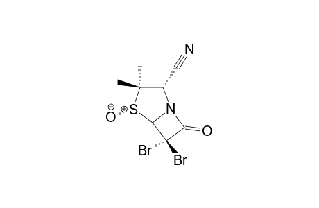 4-THIA-1-AZABICYCLO-[3.2.0]-HEPTANE-2-CARBONITRILE-6,6-DIBROMO-2,2-DIMETHYL-7-OXO-4-OXIDE-(2S-[2-ALPHA,4-ALPHA(R),5-ALPHA])