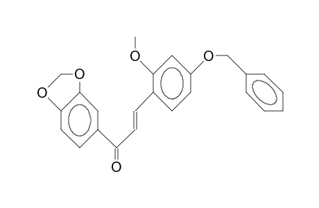 4-Benzyloxy-2-methoxy-3',4'-methylenedioxy-chalcone