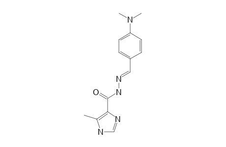 (4-DIMETHYLAMINOBENZYLIDENE)-5-METHYL-IMIDAZOLE-4-CARBOHYDRAZIDE