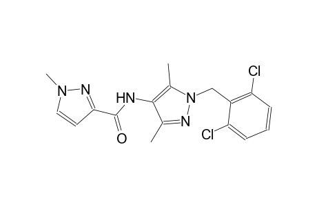 N-[1-(2,6-dichlorobenzyl)-3,5-dimethyl-1H-pyrazol-4-yl]-1-methyl-1H-pyrazole-3-carboxamide