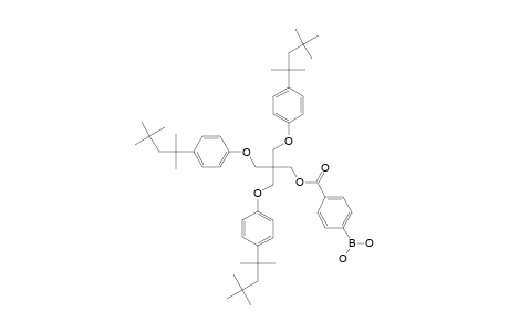 4-[TRIS-(4-TERT.-OCTYLPHENOXY)-PENTAERYTHRITYL]-BENZENE-BORONIC-ACID