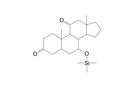 5.ALPHA.-ANDROSTAN-7.BETA.-OL-3,11-DIONE(7.BETA.-TRIMETHYLSILYL ETHER)