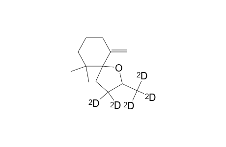 1-Oxaspiro[4.5]decane-3,3-D2, 6,6-dimethyl-2-(methyl-D3)-10-methylene-