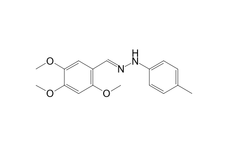 2,4,5-trimethoxybenzaldehyde, p-tolylhydrazone