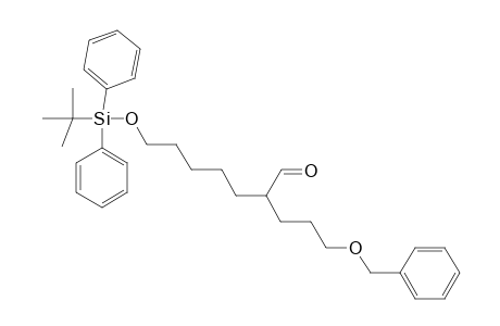 (2R,S)-2-(3-(BENZYLOXY)-PROPYL)-7-(TERT.-BUTYLDIPHENYLSILYLOXY)-HEPTANAL